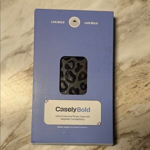 Casely Bold Black Leopard Phone Case